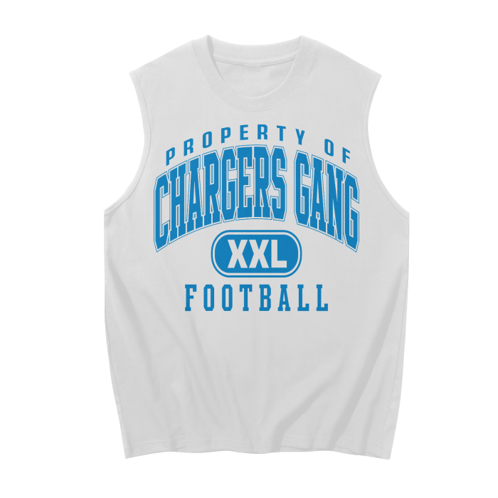 DG " Double XL Chargers Gang " Sleeveless Tank Top
