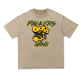 DG " Packers Gang " Heavyweight  Oversize Acid Wash Tee