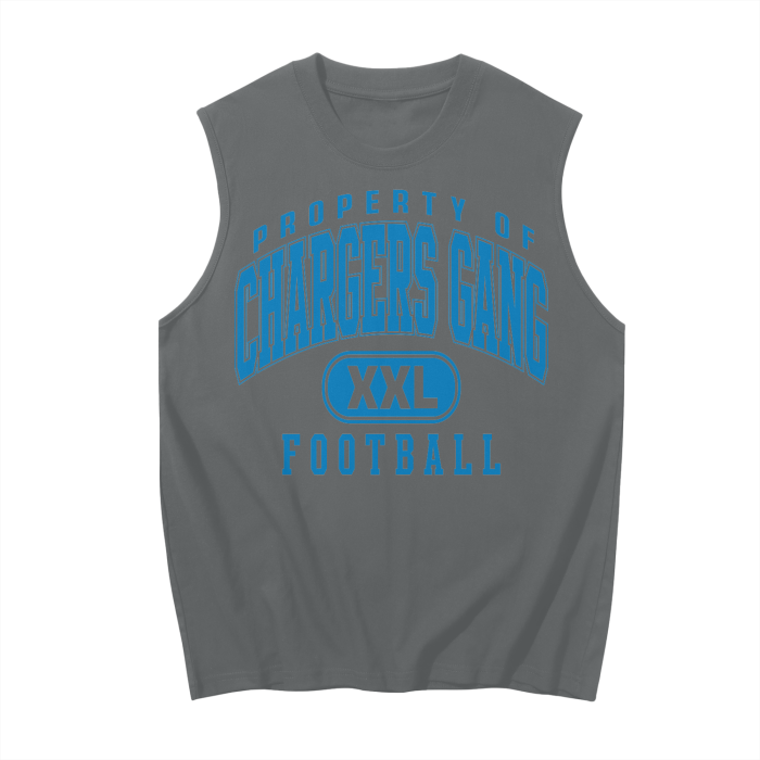 DG " Double XL Chargers Gang " Sleeveless Tank Top