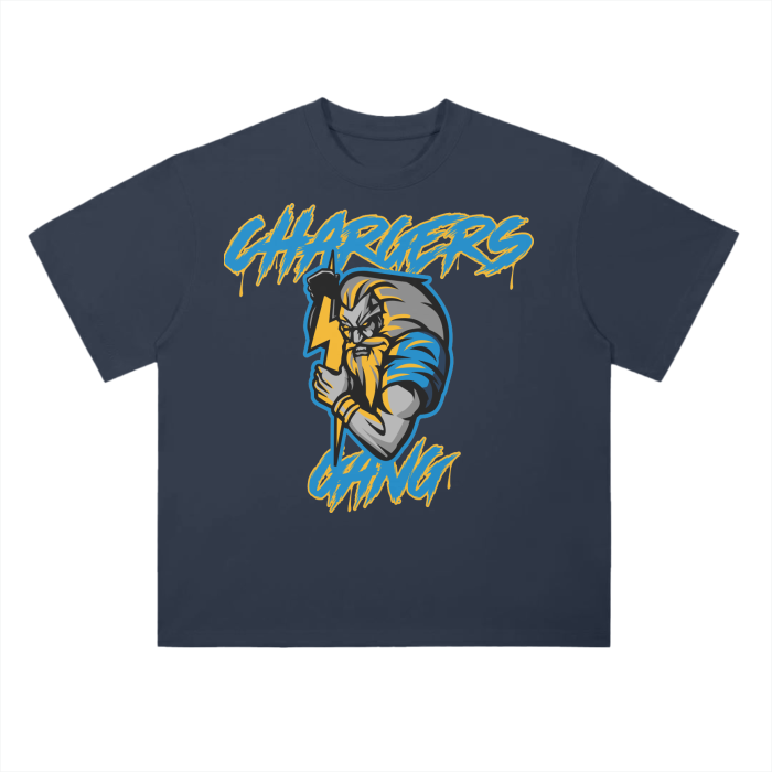 DG " Chargers Gang " Drop Shoulder T-Shirt