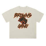 DG " Browns Gang " Drop Shoulder T-Shirt