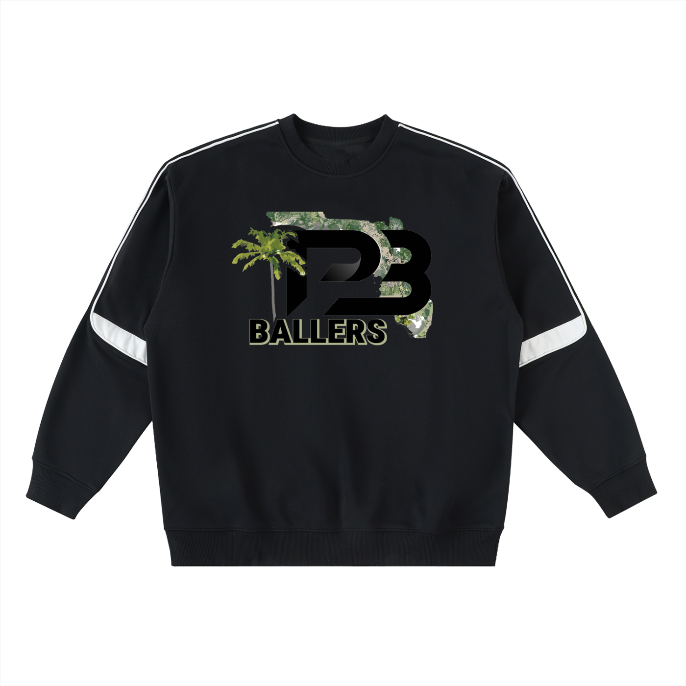 DG " Palm Beach Ballers " Oversized Crewneck Taped Sweatshirt