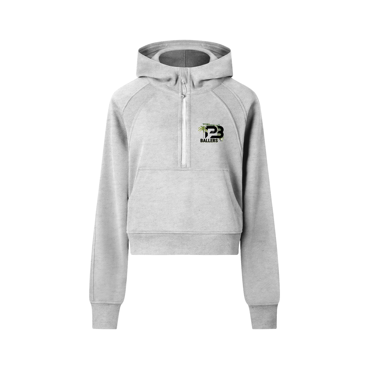 DG " Palm Beach Ballers " Cropped Half-Zip Hoodie