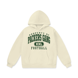 DG " Double XL Packers Gang " Oversize Heavyweight Fleece Hoodie