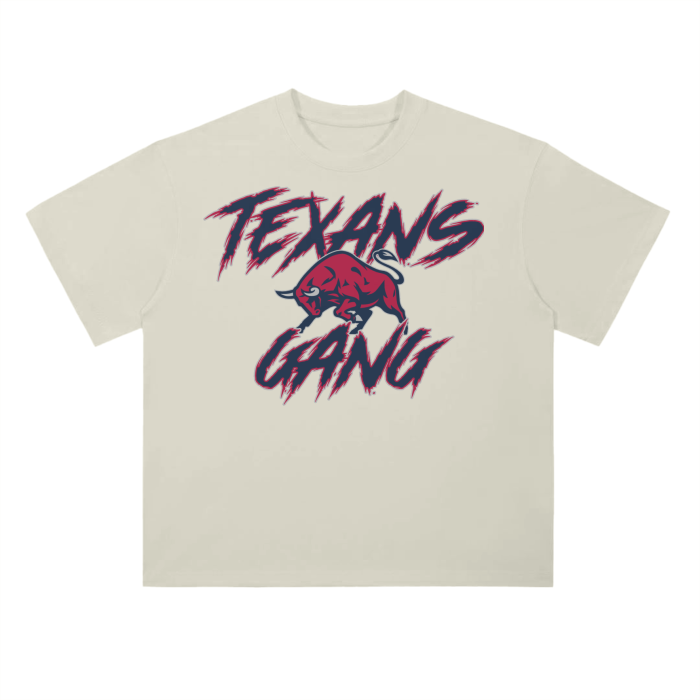 DG " Texans Gang " Drop Shoulder T-Shirt