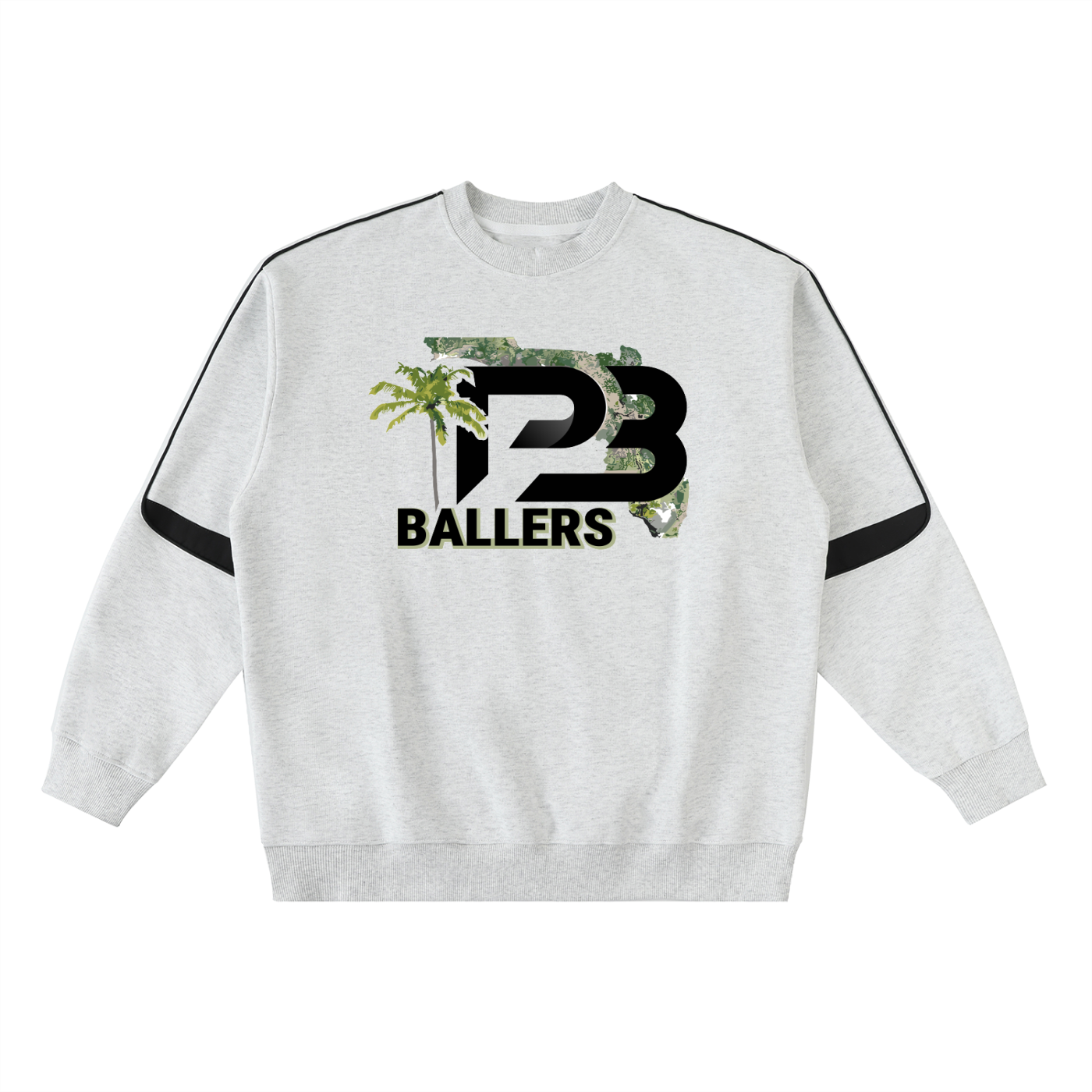 DG " Palm Beach Ballers " Oversized Crewneck Taped Sweatshirt
