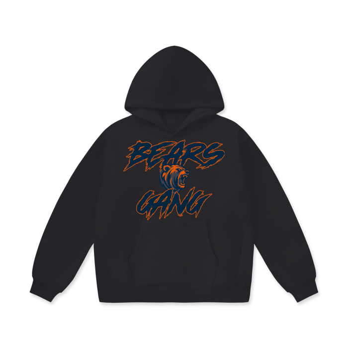 DG " Bears Gang " Oversize Heavyweight Fleece Hoodie