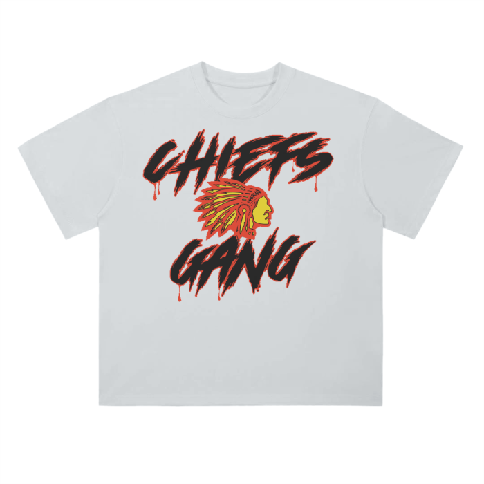 DG " Chiefs Gang " Drop Shoulder T-Shirt