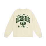 DG " Double XL Packers Gang " Streetwear Unisex Heavyweight Drop Shoulder Oversized Sweatshirt