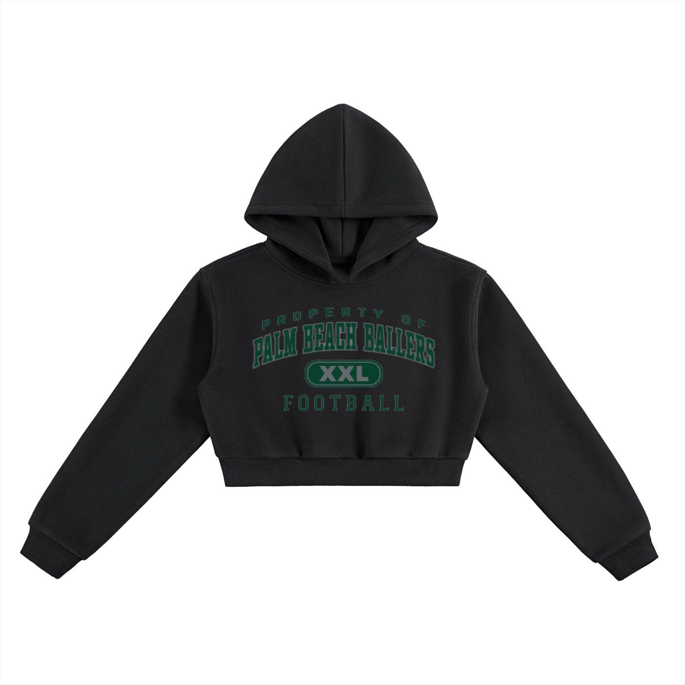 DG " Palm Beach Ballers " Essential Cropped Hoodie