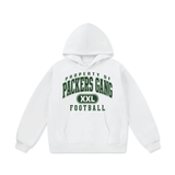 DG " Double XL Packers Gang " Oversize Heavyweight Fleece Hoodie