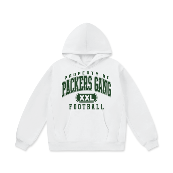 DG " Double XL Packers Gang " Oversize Heavyweight Fleece Hoodie