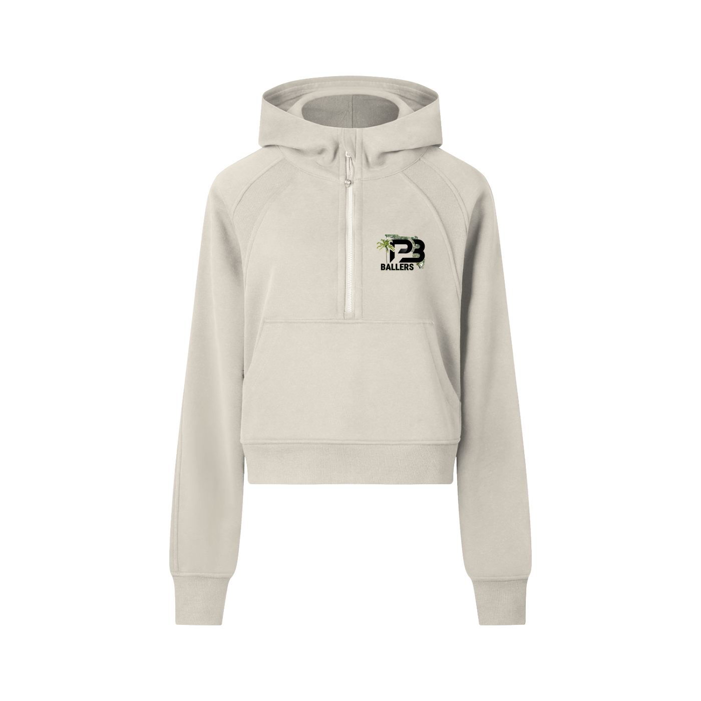 DG " Palm Beach Ballers " Cropped Half-Zip Hoodie