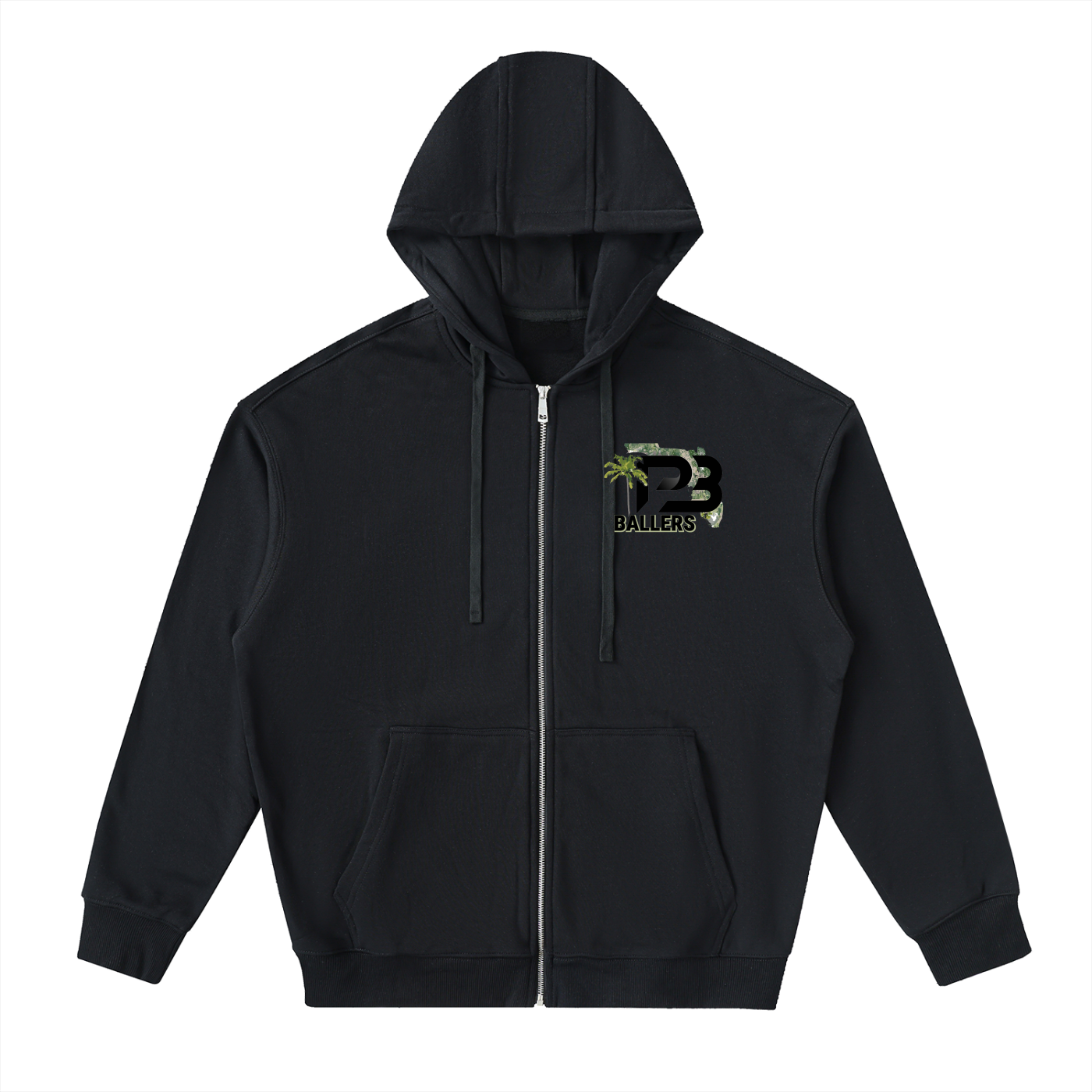 DG " Palm Beach Ballers " Drop-Shoulder Zip Up Hoodie