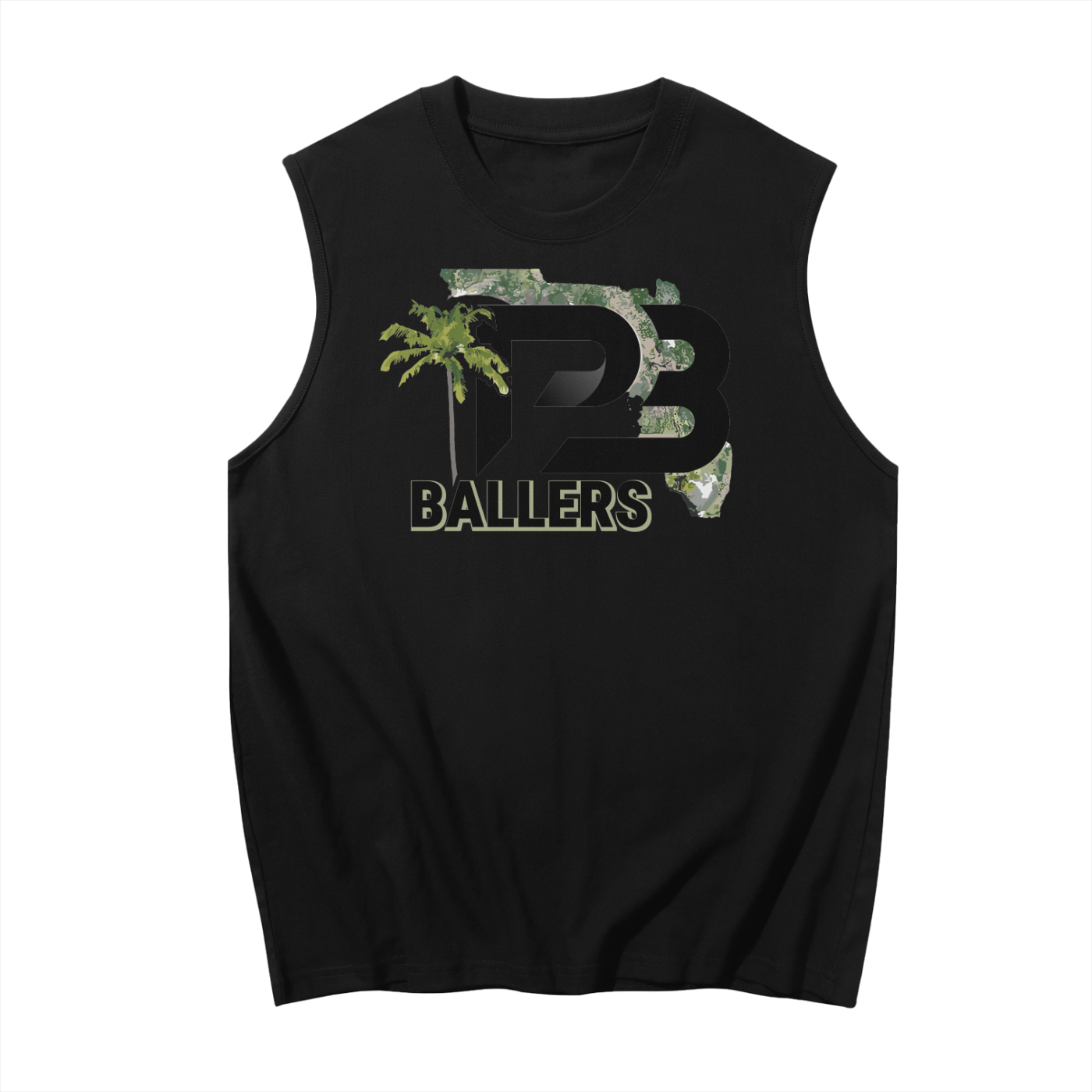 DG " Palm Beach Ballers " Sleeveless Tank Top - 230 GSM