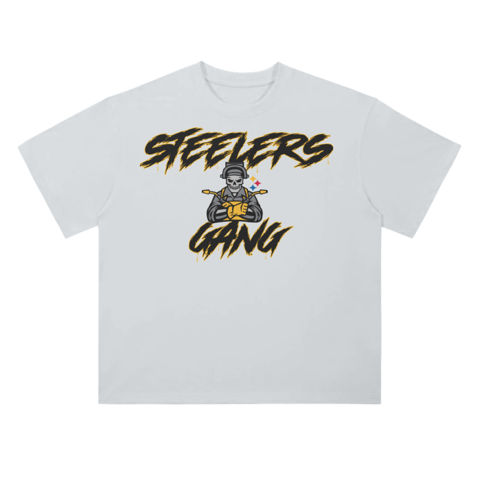 DG " Steelers Gang " Drop Shoulder T-Shirt