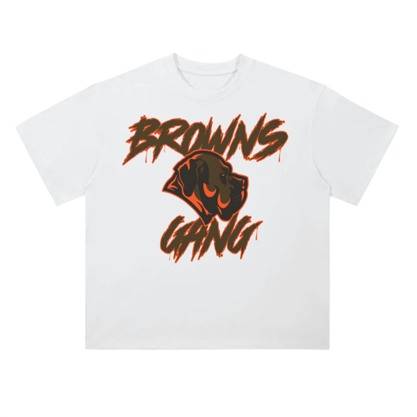 DG " Browns Gang " Drop Shoulder T-Shirt