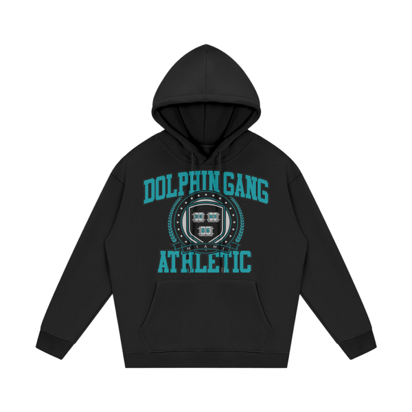 DG " Athletic Dolphins Gang " Streetwear Unisex Fleece Hoodie