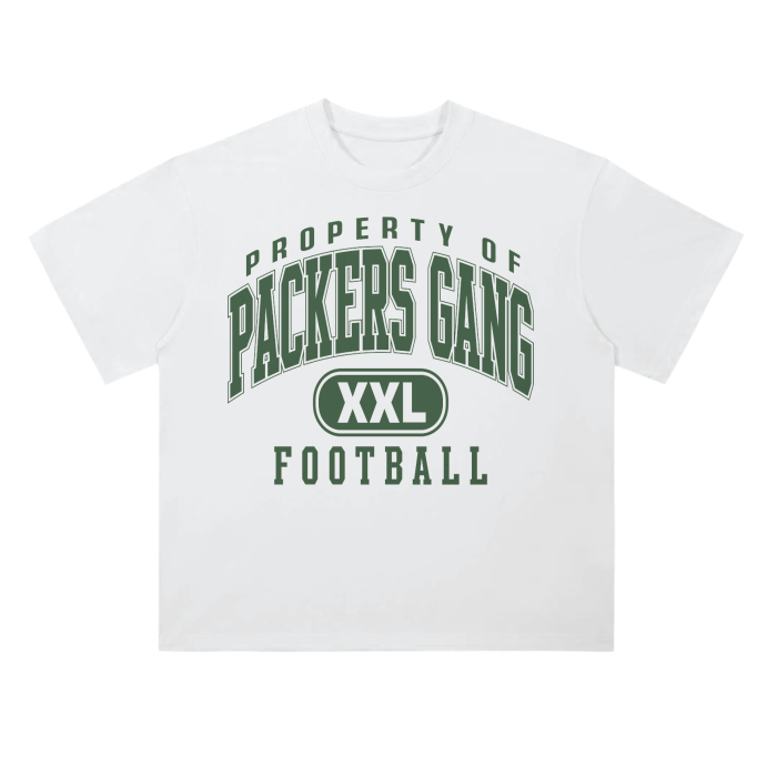 DG " Double XL Packers Gang " Drop Shoulder T-Shirt