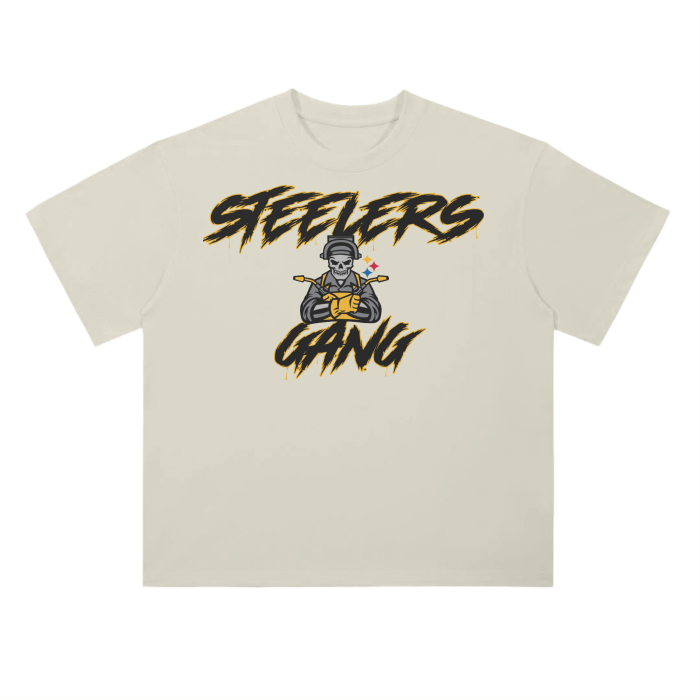 DG " Steelers Gang " Drop Shoulder T-Shirt