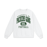 DG " Double XL Packers Gang " Streetwear Unisex Heavyweight Drop Shoulder Oversized Sweatshirt