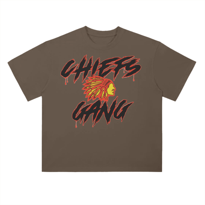 DG " Chiefs Gang " Drop Shoulder T-Shirt