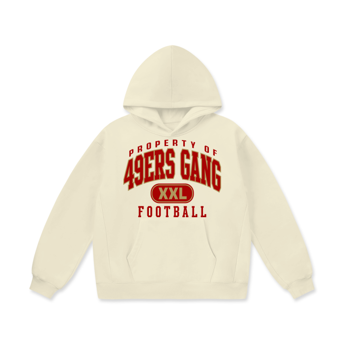 DG " Double XL 49ers Gang "Oversize Heavyweight Fleece Hoodie