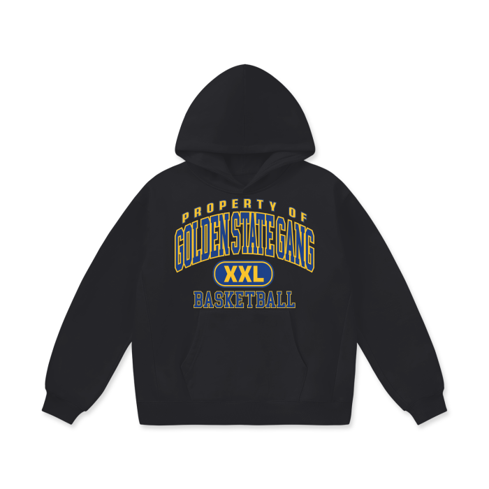 DG " Double XL Golden State Gang "Oversize Heavyweight Fleece Hoodie