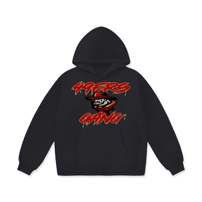 DG " 49ers Gang " Oversize Heavyweight Fleece Hoodie