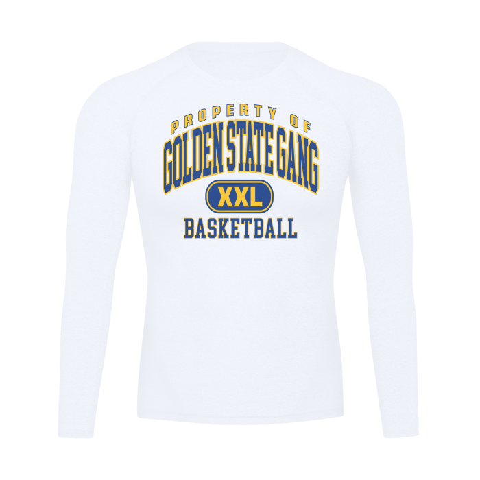 DG " Double XL Golden State Gang " Men's Raglan Long Sleeve Sports Tee