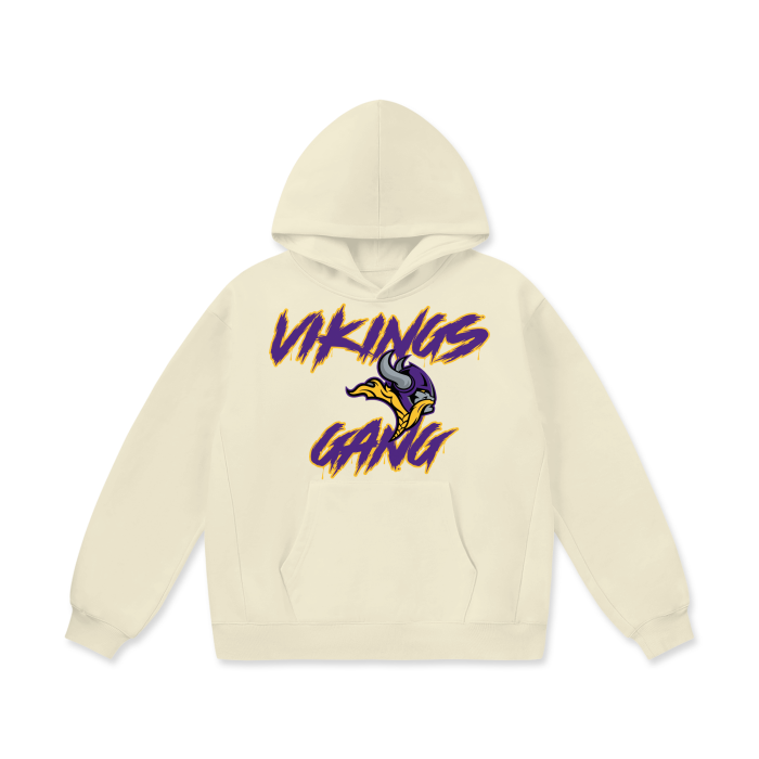 DG " Vikings Gang " Oversize Heavyweight Fleece Hoodie