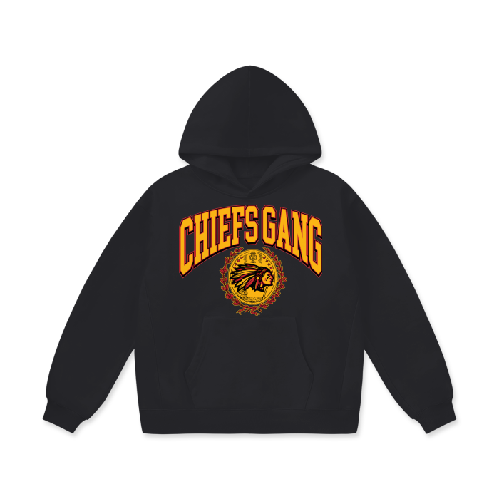 DG " University Chiefs Gang " Oversize Heavyweight Fleece Hoodie