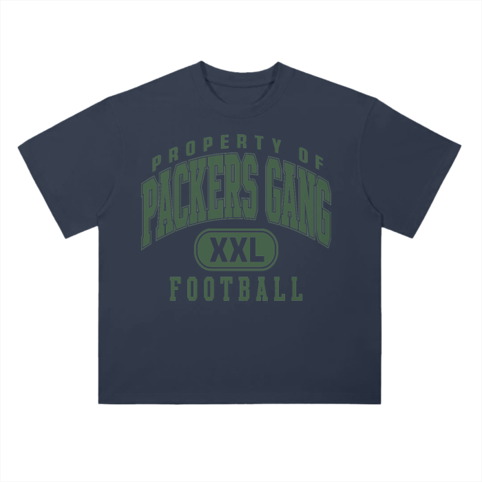 DG " Double XL Packers Gang " Drop Shoulder T-Shirt