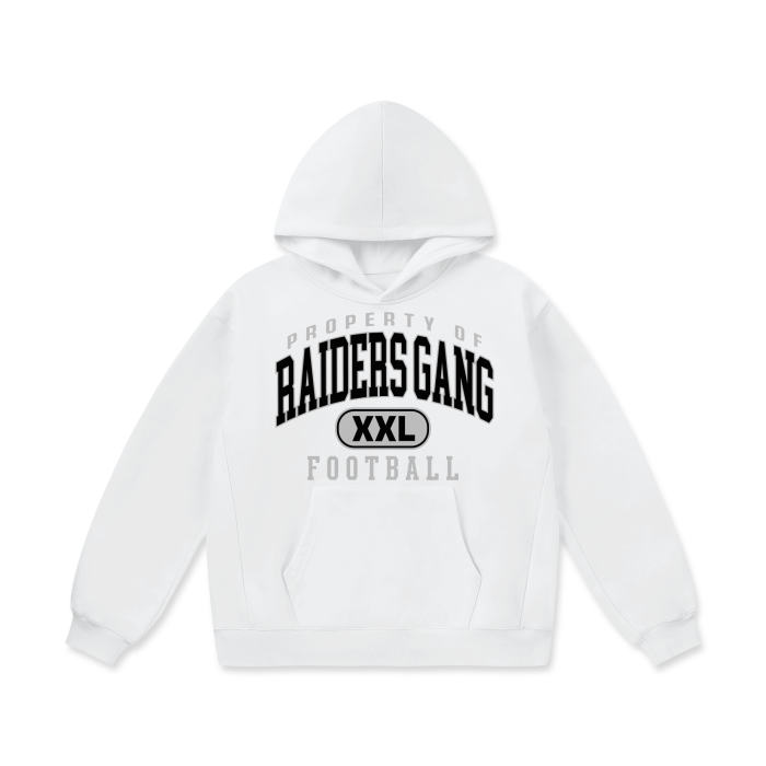 DG " Double XL Raiders Gang " Oversize Heavyweight Fleece Hoodie