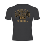 DG " Double XL Saints Gang " Men's Raglan Sleeve Sports Tee