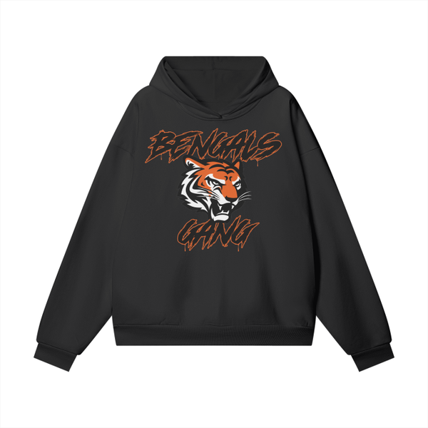 DG "Bengals Gang" Oversize Heavyweight Hidden Pocket Fleece Hoodie