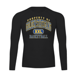 DG " Double XL Golden State Gang " Men's Raglan Long Sleeve Sports Tee