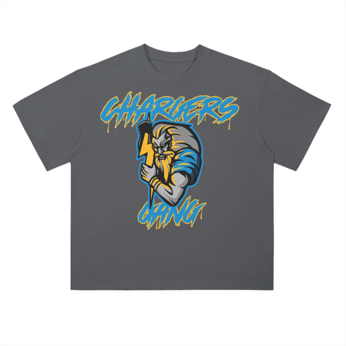 DG " Chargers Gang " Drop Shoulder T-Shirt