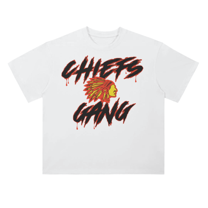 DG " Chiefs Gang " Drop Shoulder T-Shirt