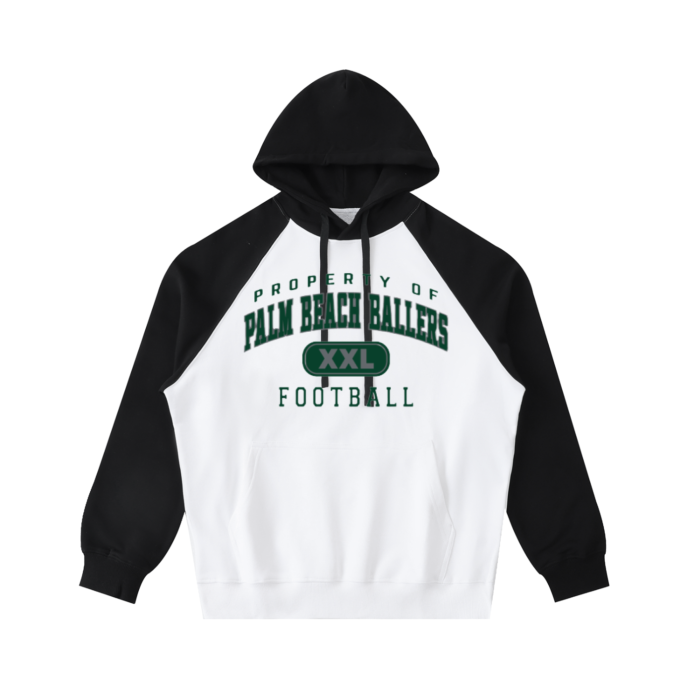 DG " Palm Beach Ballers " Color-Block Raglan Sleeve Hoodie