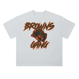 DG " Browns Gang " Drop Shoulder T-Shirt