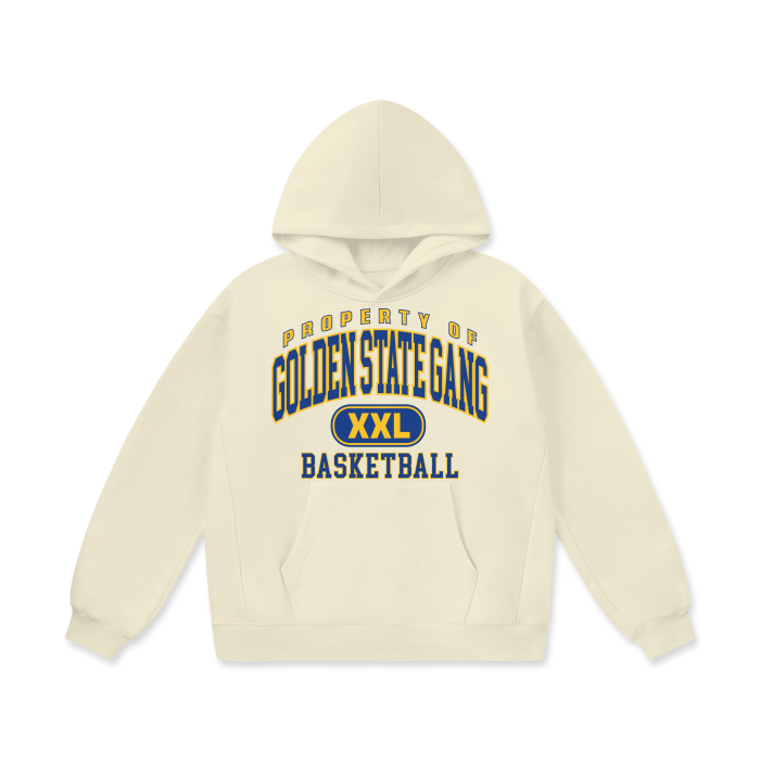 DG " Double XL Golden State Gang "Oversize Heavyweight Fleece Hoodie