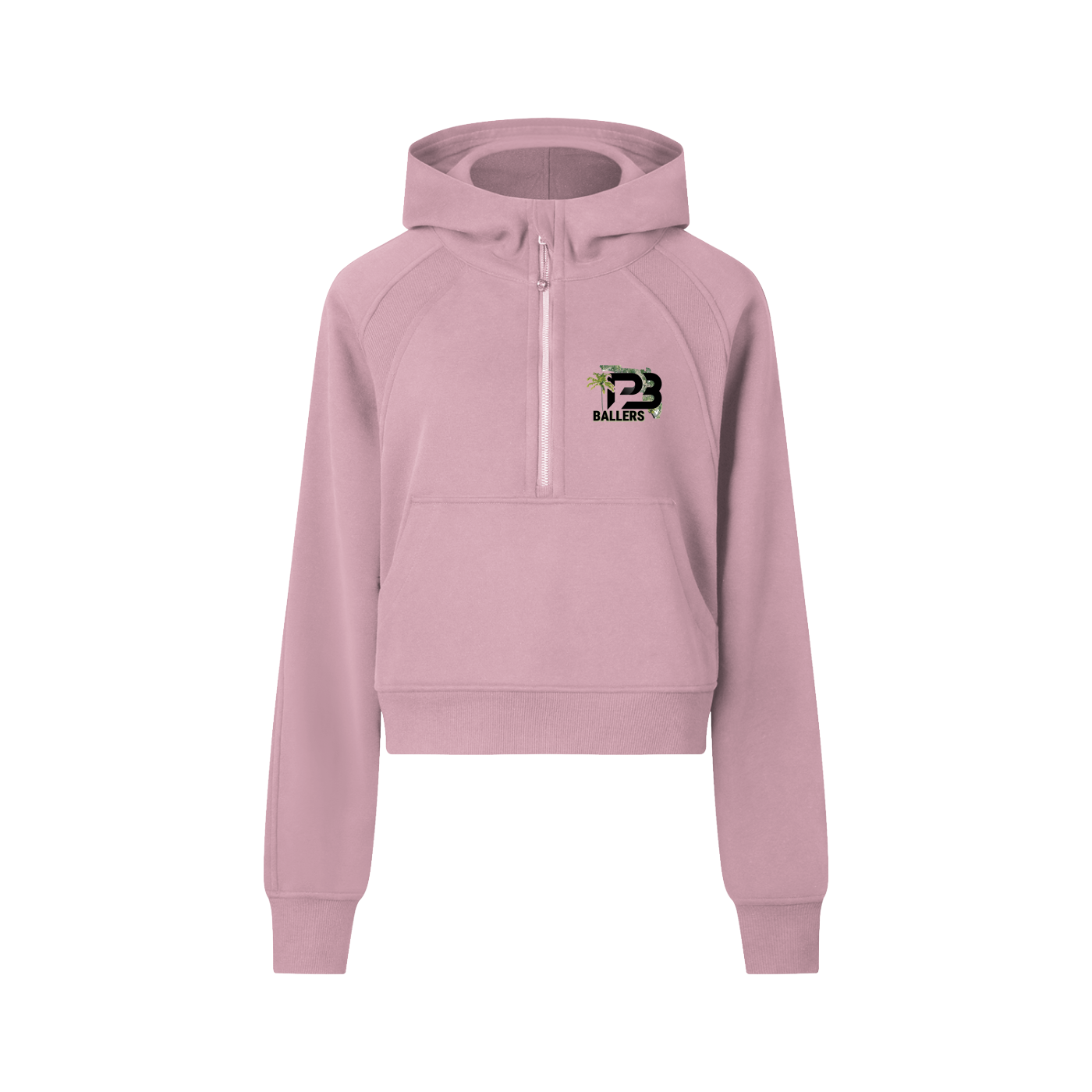 DG " Palm Beach Ballers " Cropped Half-Zip Hoodie