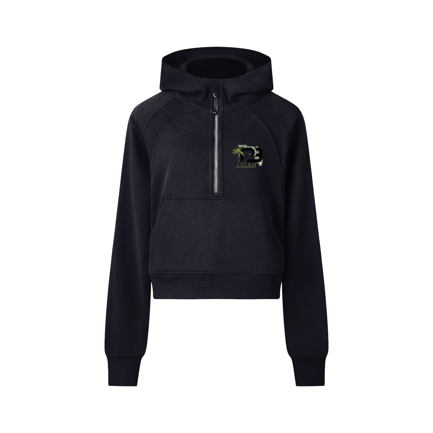 DG " Palm Beach Ballers " Cropped Half-Zip Hoodie