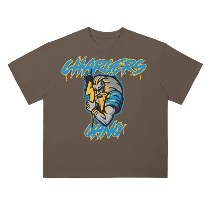 DG " Chargers Gang " Drop Shoulder T-Shirt