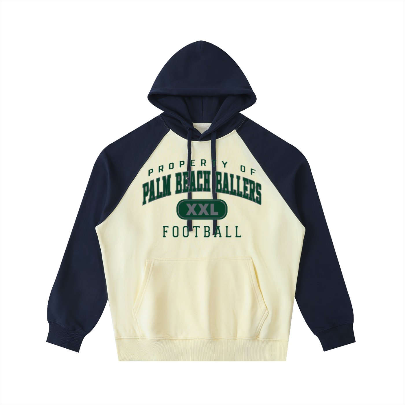 DG " Palm Beach Ballers " Color-Block Raglan Sleeve Hoodie