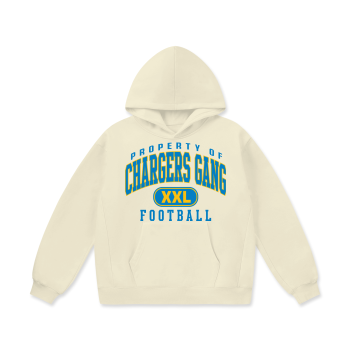 DG " Double XL Chargers Gang "Oversize Heavyweight Fleece Hoodie
