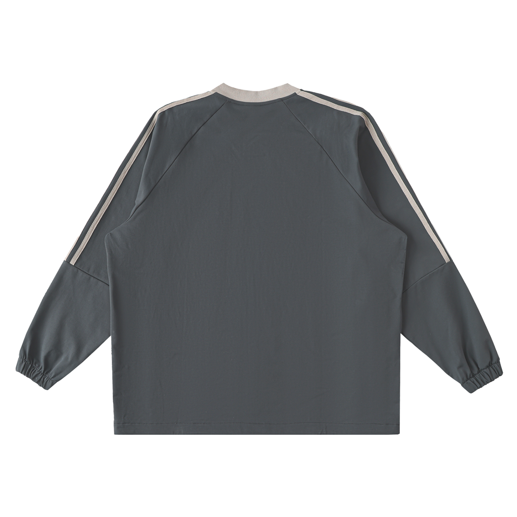 DG " Palm Beach Ballers " Color-Block V-Neck Long-Sleeve T-Shirt