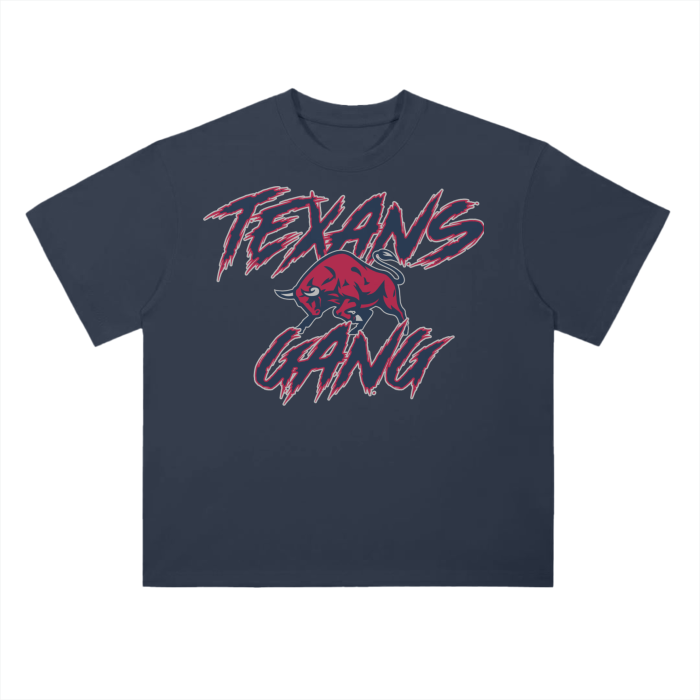 DG " Texans Gang " Drop Shoulder T-Shirt