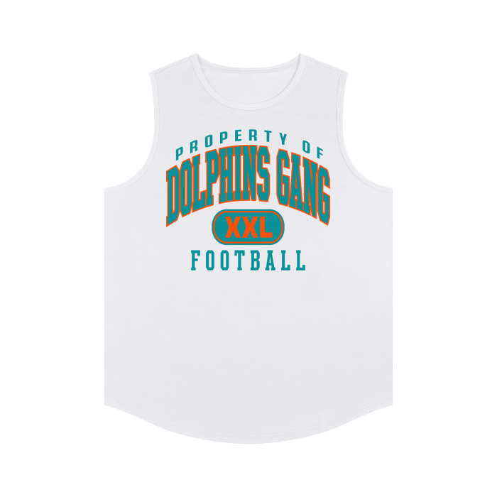 DG " Double XL Dolphins Gang " Classic Basketball Tank Top